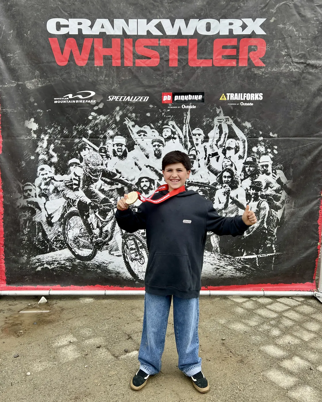 Mateo en Crankworx Whistler