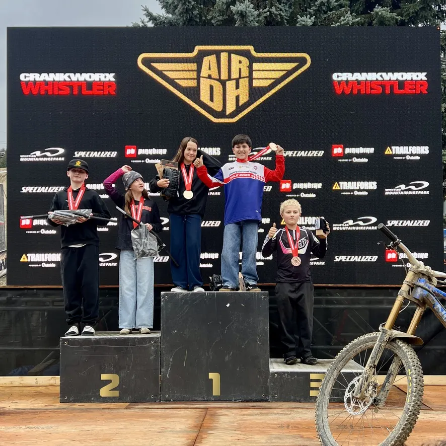 Mateo en podio Air DH